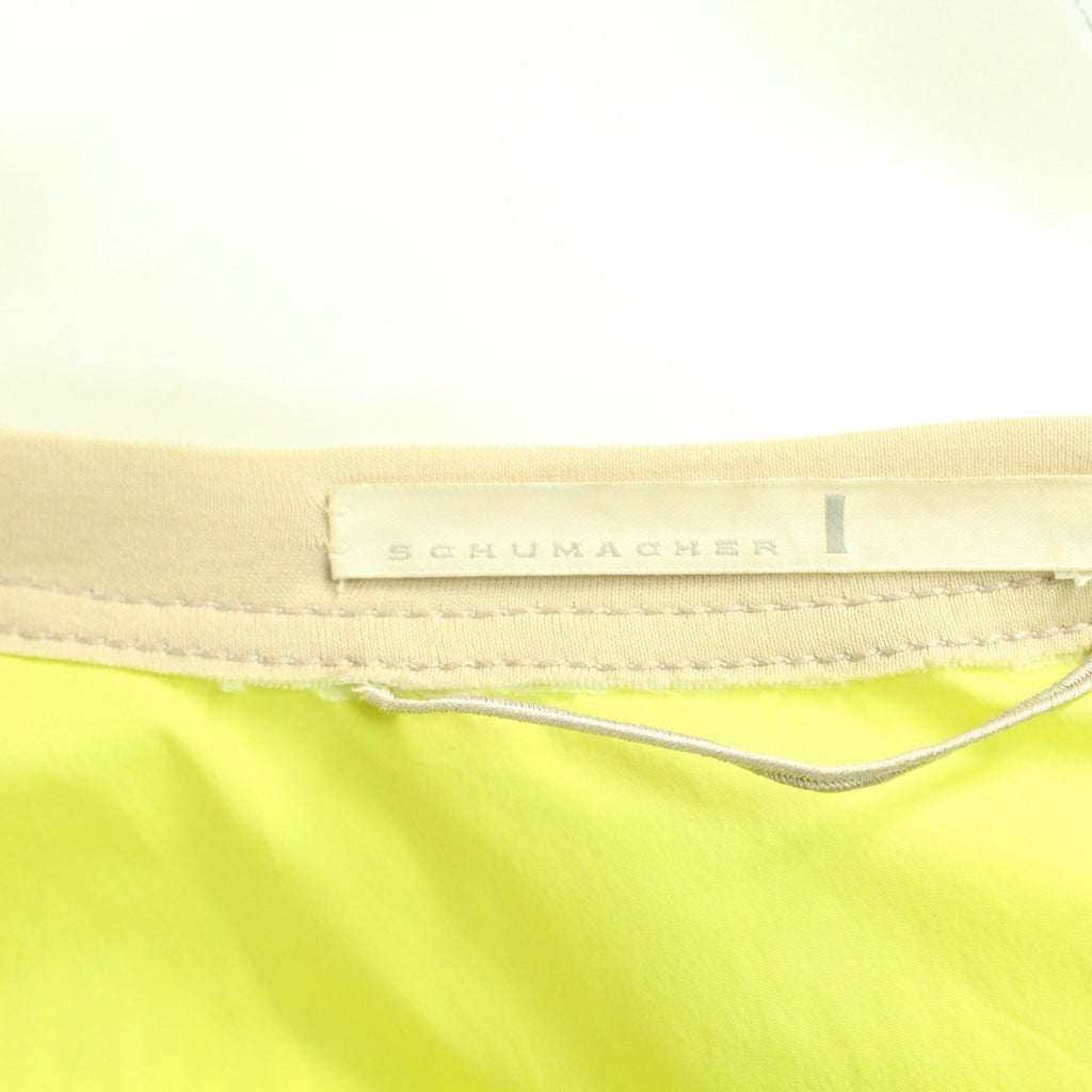 Second Hand SCHUMACHER Windbreaker Gr. S gelb beige Jacke (*)