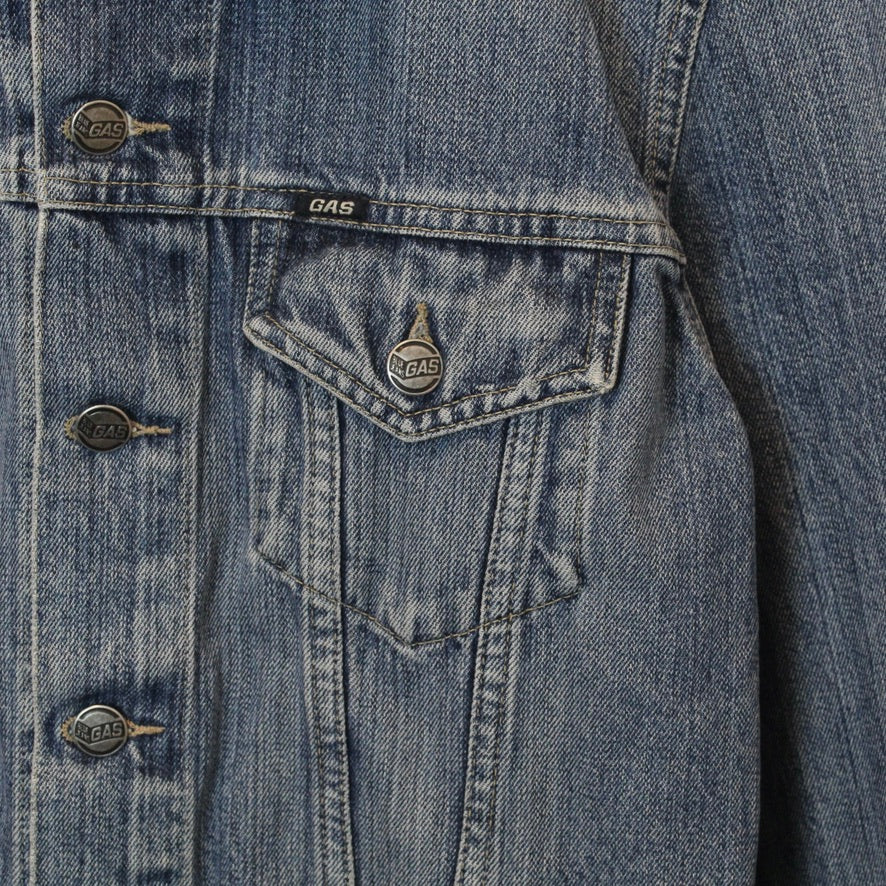 Second Hand GAS Jeansjacke Gr. M blau Jacke (*)