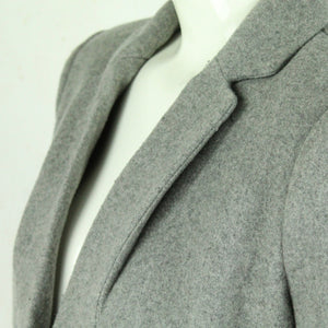 Second Hand SUPERDRY Mantel mit Wolle Gr M grau Übergangsmantel (*)