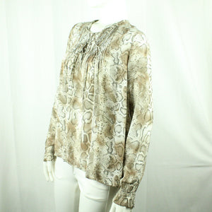 Second Hand PRINCESS GOES HOLLYWOOD Bluse Gr. 36 beige braun Animalprint (*)