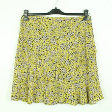 Laden Sie das Bild in den Galerie-Viewer, Second Hand MODSTRÖM Rock Gr. L gelb schwarz geblümt Mod: Ella Print Skirt - ungetragen (*)