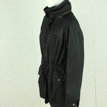 Laden Sie das Bild in den Galerie-Viewer, Second Hand SONIA RYKIEL Mantel Gr. S schwarz Designer Parka Kapuze (*)