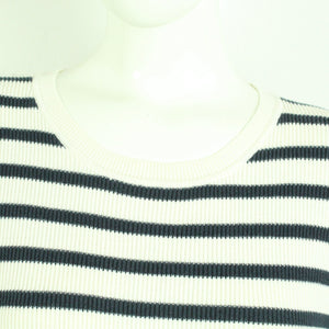 Second Hand PART TWO Pullover Gr. L weiß blau gestreift Strick (*)