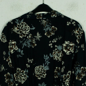 Second Hand ROSEMUNDE Kimono Gr. OS blau mehrfarbig geblümt (*)