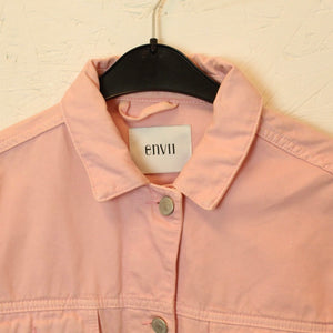 Second Hand ENVII Jeansjacke Gr. S rosa (*)
