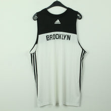 Laden Sie das Bild in den Galerie-Viewer, Second Hand ADIDAS NBA Basketball Trikot Gr. XXL schwarz weiß BROOKLYN NETS