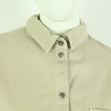 Laden Sie das Bild in den Galerie-Viewer, Second Hand ASOS Jeanshemd Gr. 38 UK 10 beige uni Hemd (*)