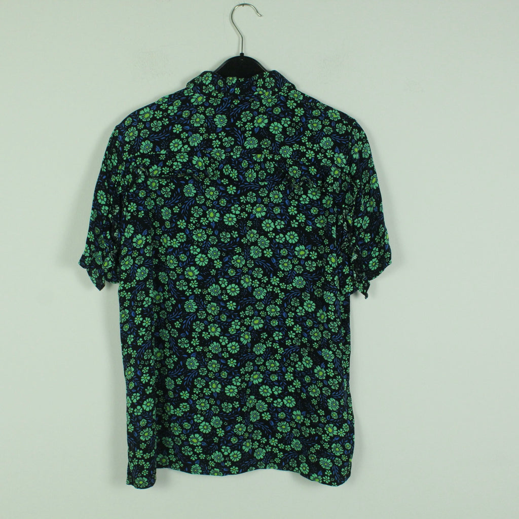 Rückenansicht Second Hand BAUM UND PFERDGARTEN Bluse Gr. 40 schwarz geblümt (*)