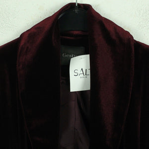 Second Hand GESTUZ Samtblazer Gr. 34 weinrot uni Samt Jacke (*)