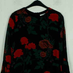 Second Hand GANNI Kleid Gr. 38 schwarz mehrfarbig geblümt (*)