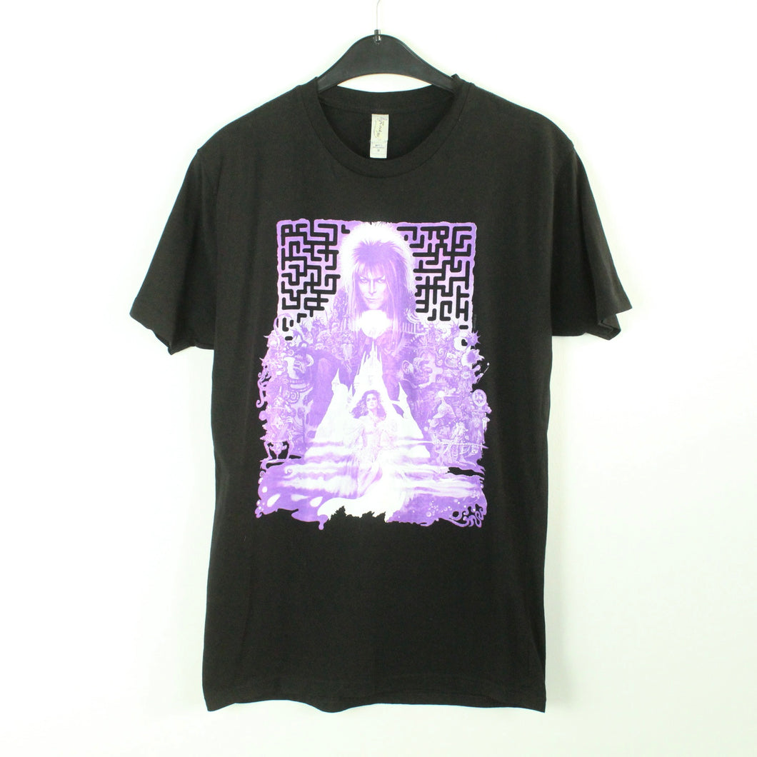 Second Hand ROCK ME T-Shirt Gr. M schwarz mit Print (*)