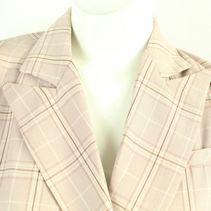 Second Hand NA-KD Blazer Gr. 36 altrose kariert Jacke (*)