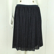 Laden Sie das Bild in den Galerie-Viewer, Second Hand SELECTED FEMME Rock Gr. 38 dunkelblau silber (*)
