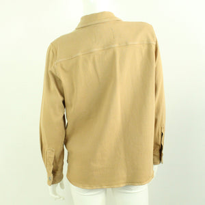 Second Hand SET Jeanshemd Gr. 38 hellbraun uni Hemd (*)