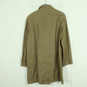 Second Hand ZARA Leinenmantel Gr. M braun Leinen Mantel (*)
