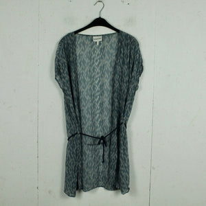 Second Hand GANNI Kimono Gr. OS blau weiß gemustert (*)