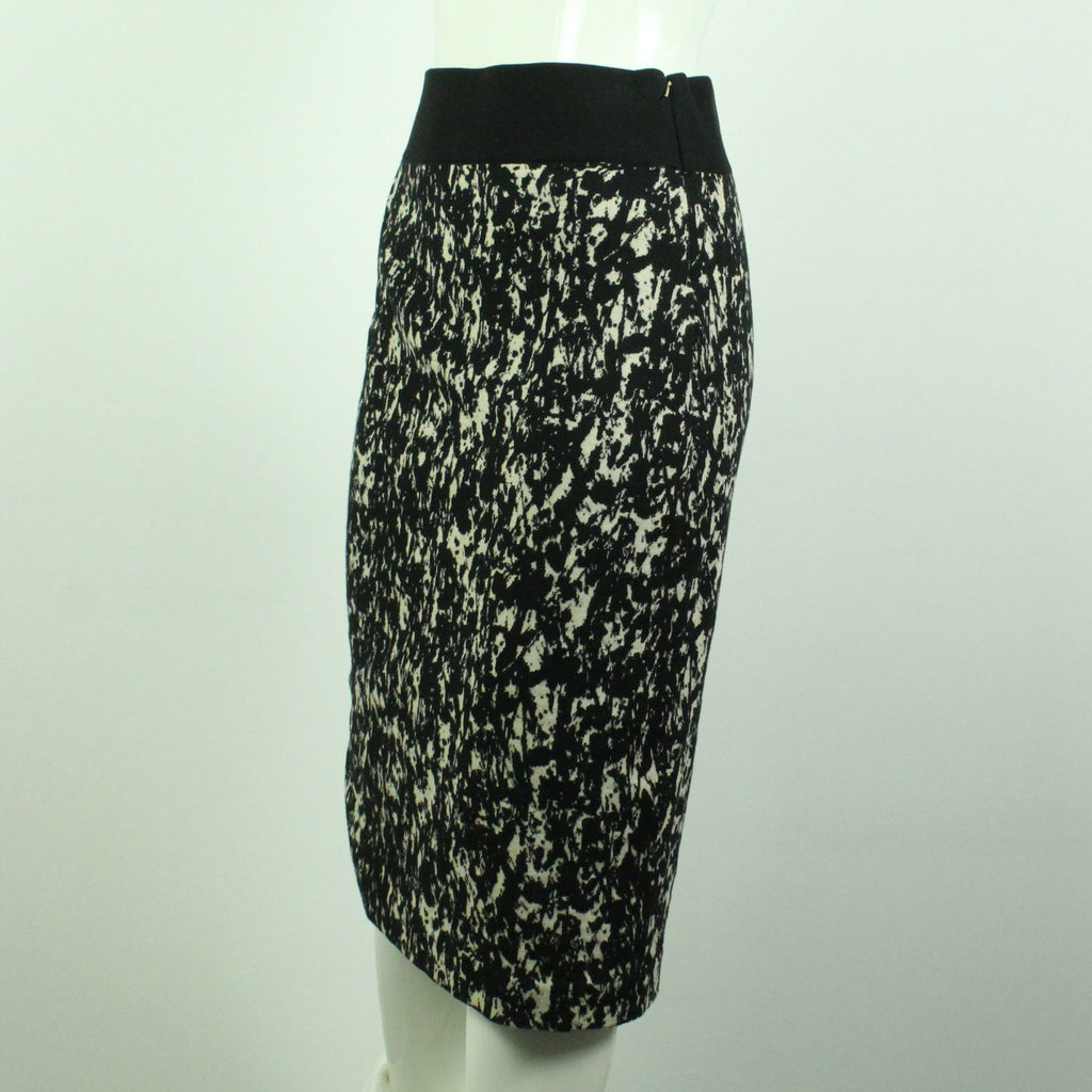 Second Hand HUGO BOSS Rock Gr. S schwarz creme Stretchrock (*)