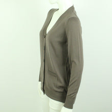 Laden Sie das Bild in den Galerie-Viewer, Second Hand MAGASIN Strickjacke Gr. XL braun uni Strick (*)