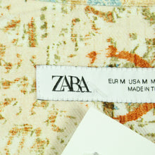 Laden Sie das Bild in den Galerie-Viewer, Second Hand ZARA Hemd Gr. M bunt gemustert kurzarm (*)