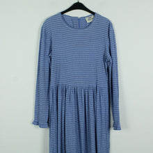 Laden Sie das Bild in den Galerie-Viewer, Second Hand MADS NORGAARD Maxikleid Gr. 38 blau weiß gestreift (*)