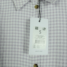 Laden Sie das Bild in den Galerie-Viewer, Second Hand ENVII Kleid Gr. S flieder weiß kariert (*)