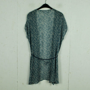 Second Hand GANNI Kimono Gr. OS blau weiß gemustert (*)