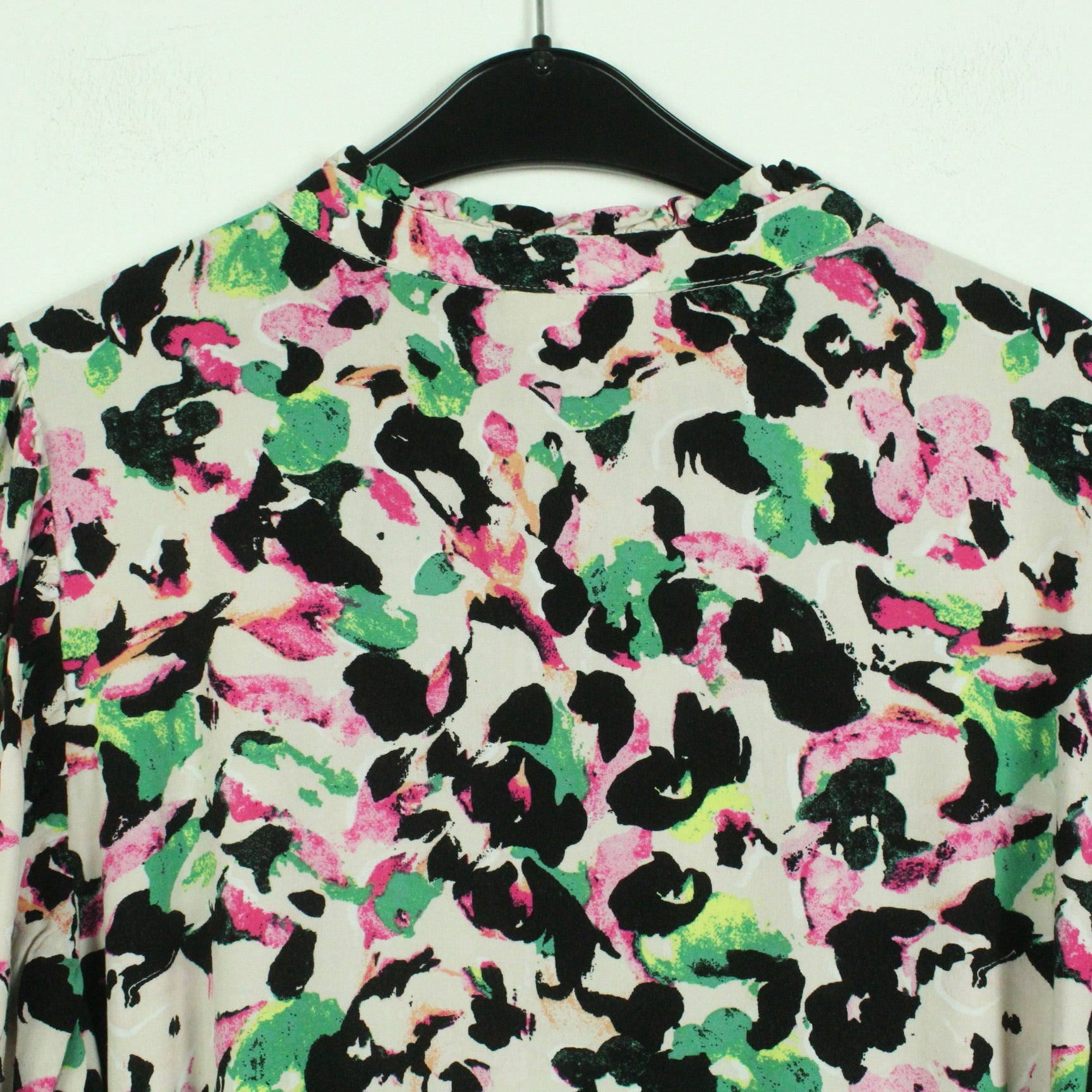 Second Hand FREEQUENT Bluse Gr. L bunt gemustert (*)