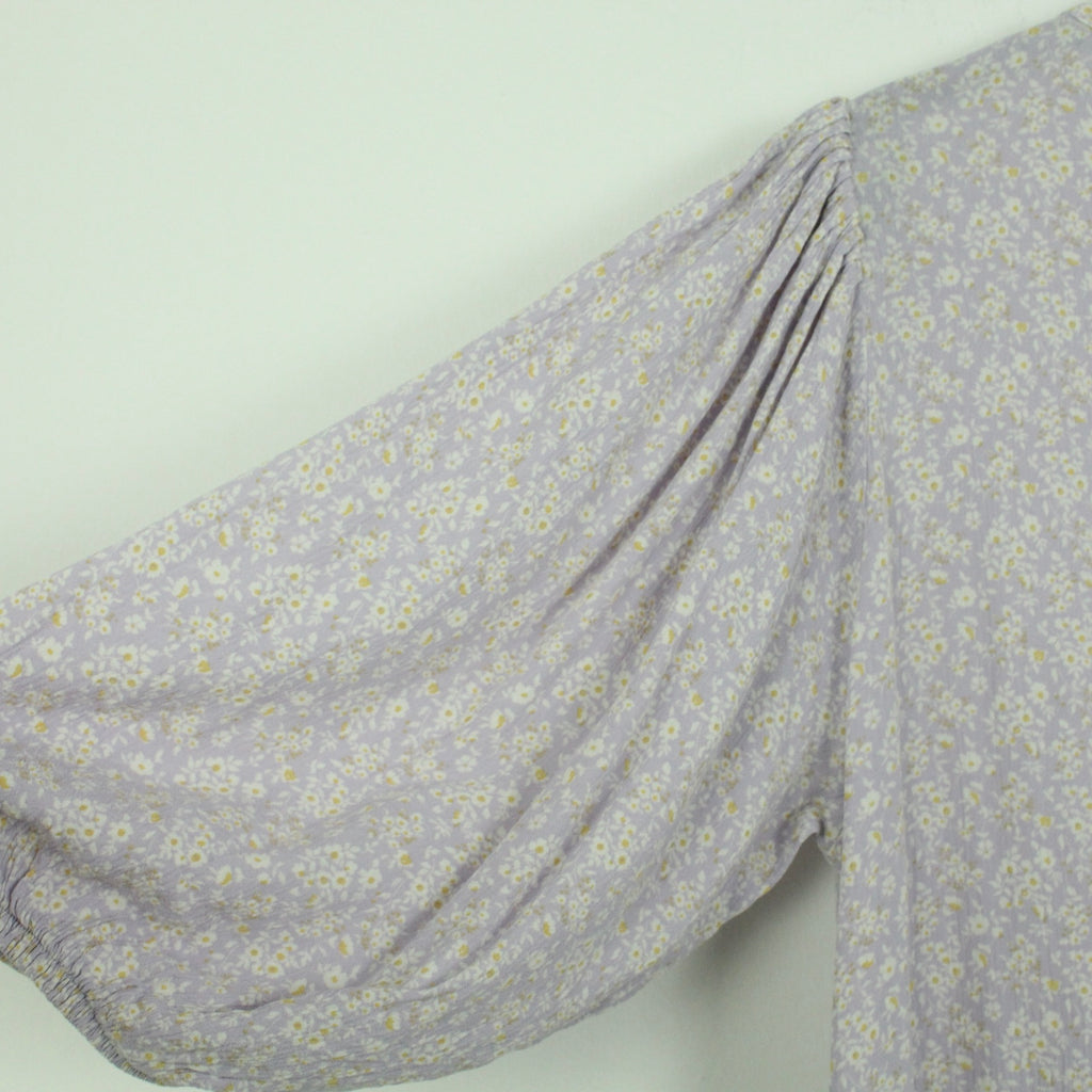 Second Hand SISTERS POINT Kleid Gr. M flieder weiß geblümt (*)