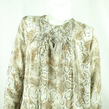 Laden Sie das Bild in den Galerie-Viewer, Second Hand PRINCESS GOES HOLLYWOOD Bluse Gr. 36 beige braun Animalprint (*)