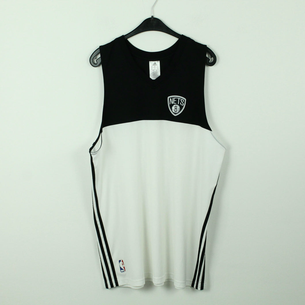 Second Hand ADIDAS NBA Basketball Trikot Gr. XXL schwarz weiß BROOKLYN NETS