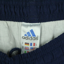 Laden Sie das Bild in den Galerie-Viewer, Vintage ADIDAS Sportshorts Gr. XL blau mit Logo Stickerei Shorts