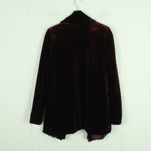 Laden Sie das Bild in den Galerie-Viewer, Second Hand GESTUZ Samtblazer Gr. 34 weinrot uni Samt Jacke (*)
