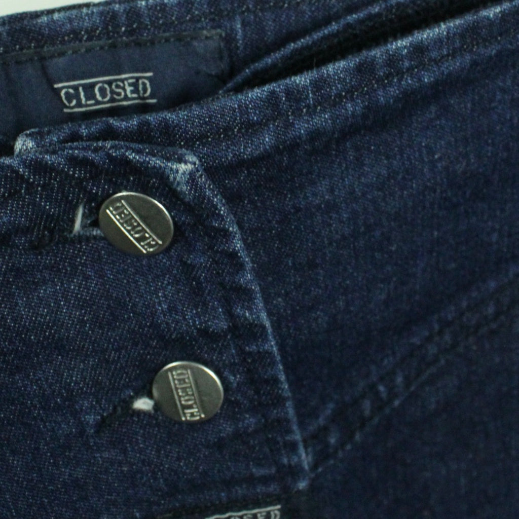 Second Hand CLOSED Jeansrock Gr. 38 | ital 44 dunkelblau Stretchrock (*)