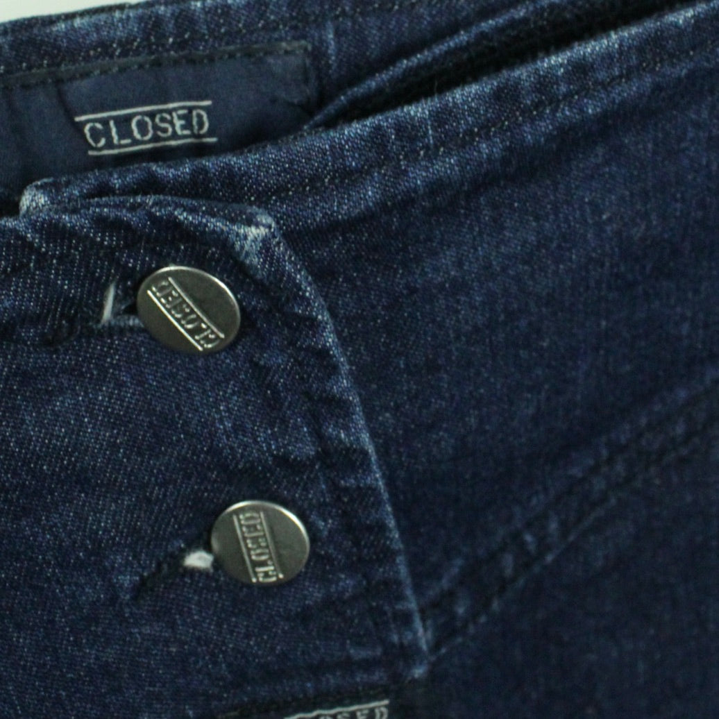 Second Hand CLOSED Jeansrock Gr. 38 | ital 44 dunkelblau Stretchrock (*)