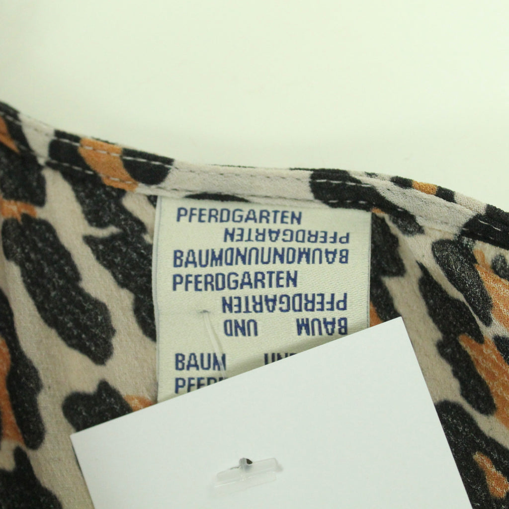 Second Hand BAUM UND PFERDGARTEN Bluse Gr. 38 mit Seide Animalprint (*)