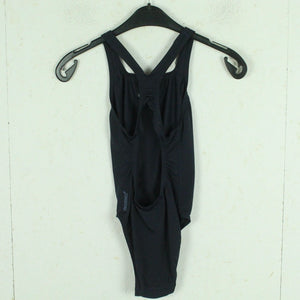 Vintage SPEEDO Badeanzug Gr. XS blau uni 80s 90s Beachwear