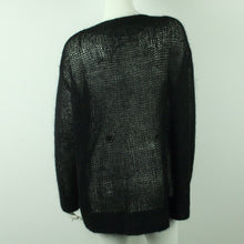 Laden Sie das Bild in den Galerie-Viewer, Second Hand &amp; OTHER STORIES Pullover mit Wolle Gr. S schwarz uni Strick (*)