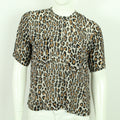 Vorderansicht Second Hand BAUM UND PFERDGARTEN Bluse Gr. 38 mit Seide Animalprint (*)