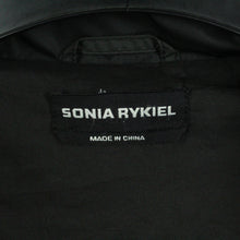 Laden Sie das Bild in den Galerie-Viewer, Second Hand SONIA RYKIEL Mantel Gr. S schwarz Designer Parka Kapuze (*)