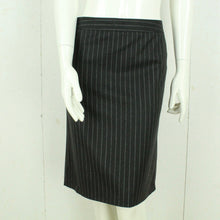 Laden Sie das Bild in den Galerie-Viewer, Second Hand JIL SANDER Rock Gr. 36 anthrazit Nadelstreifen (*)