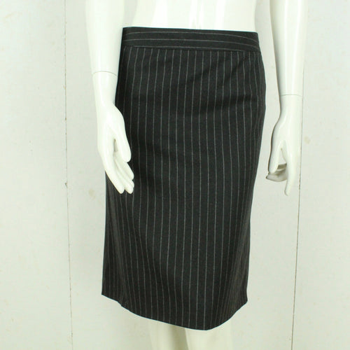 Second Hand JIL SANDER Rock Gr. 36 anthrazit Nadelstreifen (*)