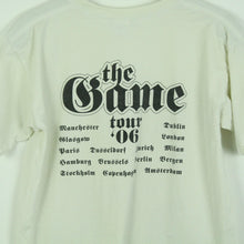 Laden Sie das Bild in den Galerie-Viewer, Vintage THE GAME T-Shirt / Bandshirt Gr. S schwarz mit Print und Backprint TOUR 2006 (*)
