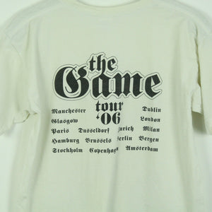 Vintage THE GAME T-Shirt / Bandshirt Gr. S schwarz mit Print und Backprint TOUR 2006 (*)
