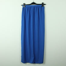 Laden Sie das Bild in den Galerie-Viewer, Second Hand TOPSHOP Rock Gr. 38 blau uni Maxirock (*)