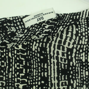Second Hand DAY BIRGER ET MIKKELSEN Seidenbluse Gr. 38 schwarz grau (*)