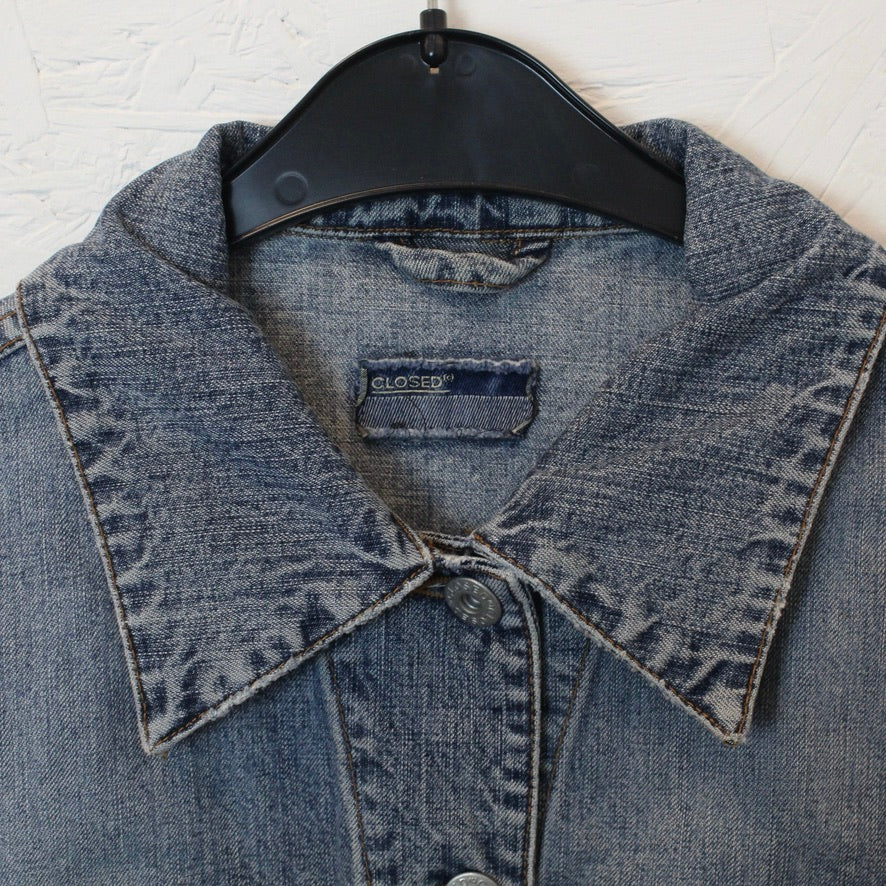 Second Hand CLOSED Jeansjacke Gr. L blau Jacke (*)