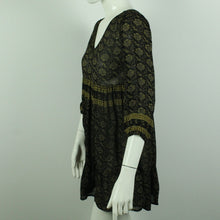 Laden Sie das Bild in den Galerie-Viewer, Second Hand BA&amp;SH Kleid Gr. 1 (34) schwarz beige gemustert (*)