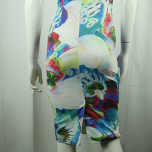 Laden Sie das Bild in den Galerie-Viewer, Second Hand KAREN MILLEN Kleid Gr. 36 weiß bunt gemustert (*)