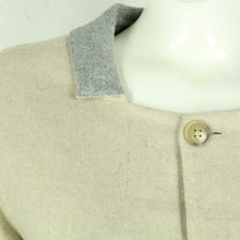 Laden Sie das Bild in den Galerie-Viewer, Second Hand CLOSED Mantel mit Wolle Gr. S beige grau Wendemantel (*)