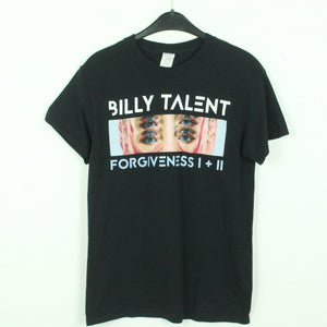 Vintage BILLY TALENT T-Shirt / Bandshirt Gr. S schwarz mit Print FORGIVENESS I + II (*)